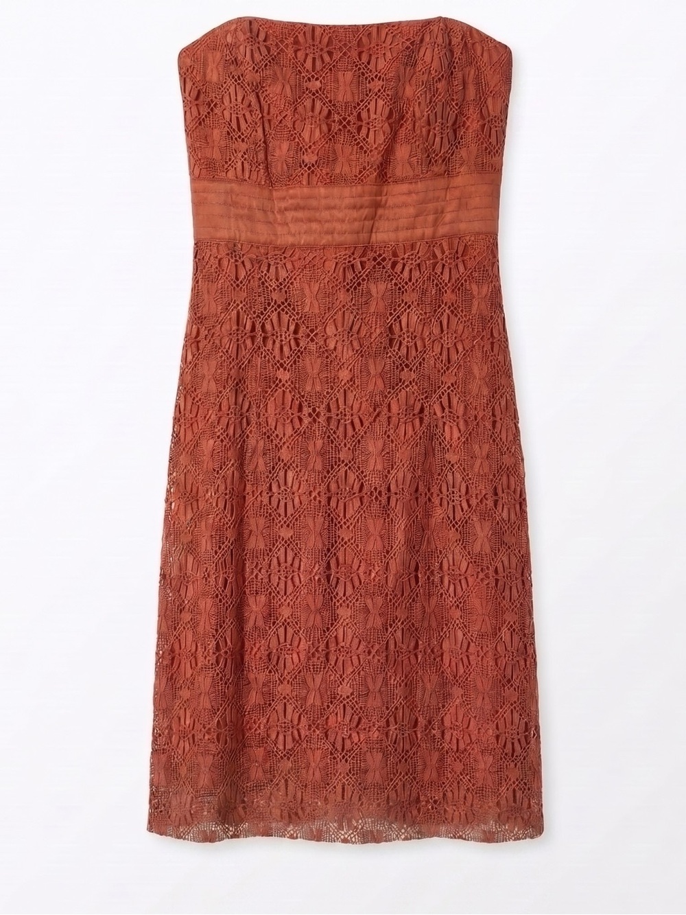 Laundry by Shelli Segal Strapless Lace Cocktail Dress Vintage 90s - Picture 4 of 6